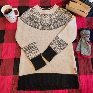 Roots Nordic Wool Tunic Sweater